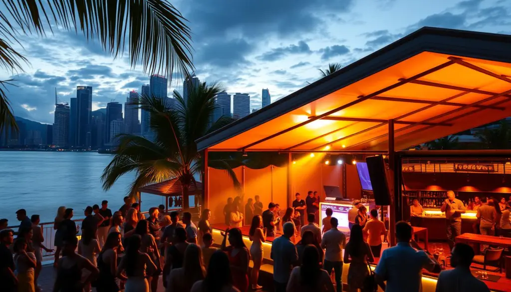 Evening Entertainment at Kuala Lumpur Beach Clubs
