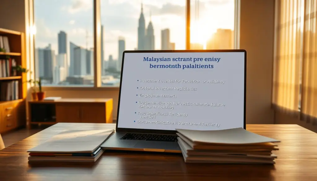malaysian permanent resident requirements