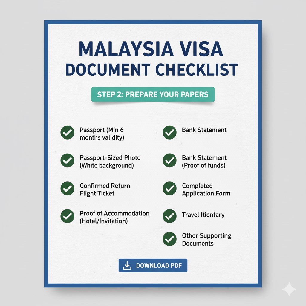 A downloadable, print-friendly graphic that looks like a checklist. Use checkmark icons next to each item.