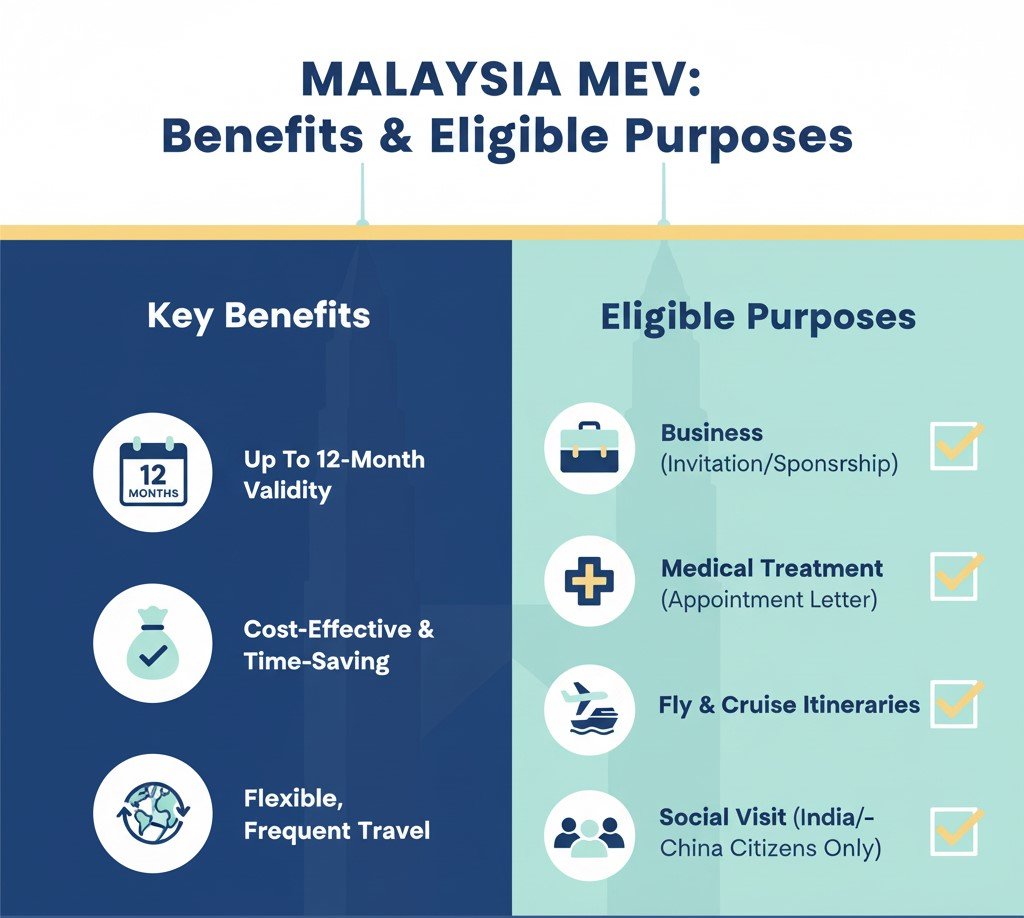This visually breaks down the advantages and eligible purposes