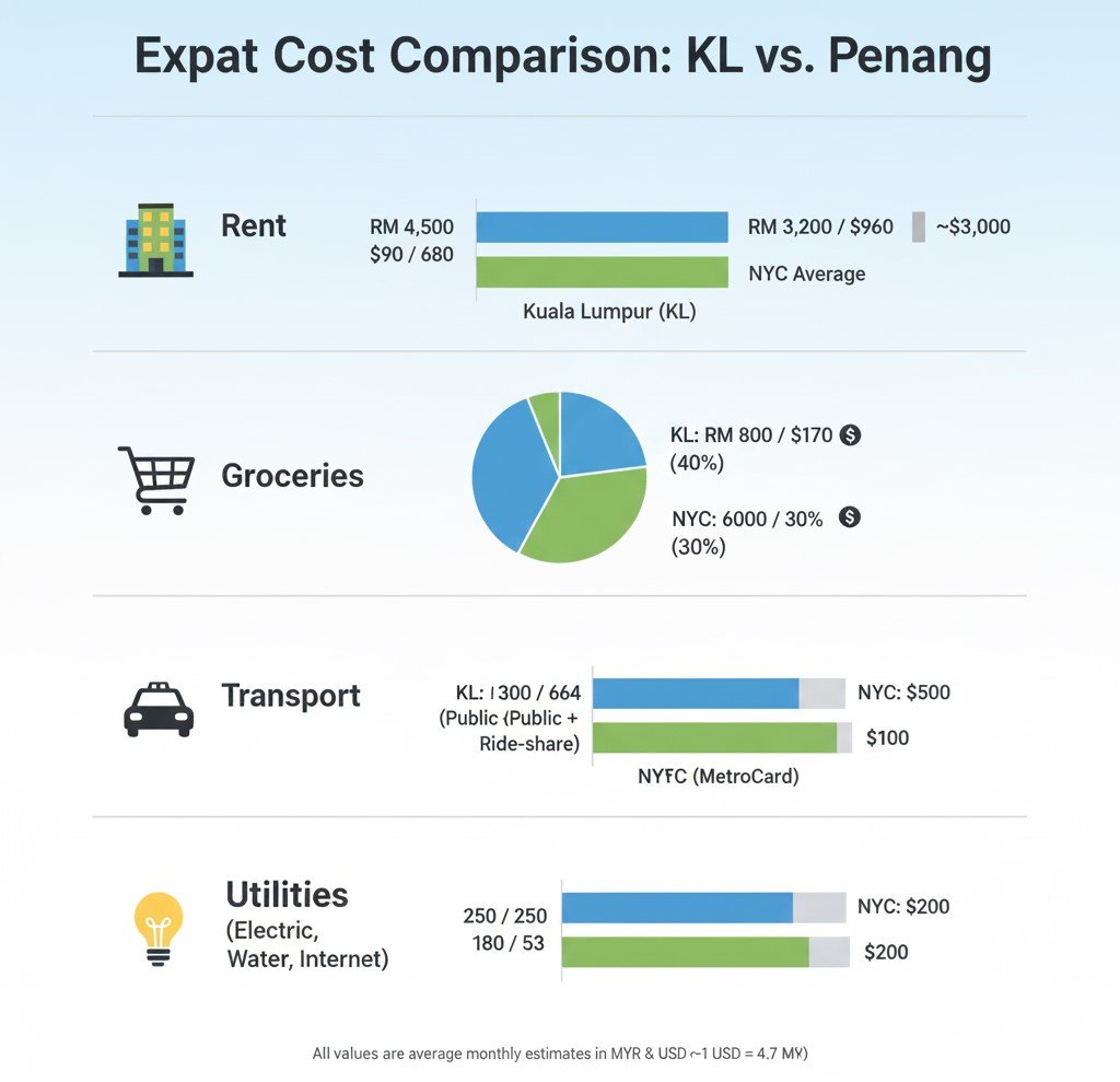 Expat Guide: Making Malaysia Your New Home (Visa, Cost, and Lifestyle) 1 Decoding the Cost of Living in Malaysia for Expats