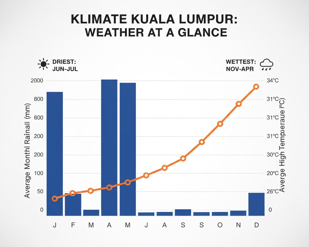 Best Time to Visit Kuala Lumpur: A Guide to Weather, Festivals, and Tourist Seasons 1 Kuala Lumpur's Tropical Climate A Year-Round Breakdown