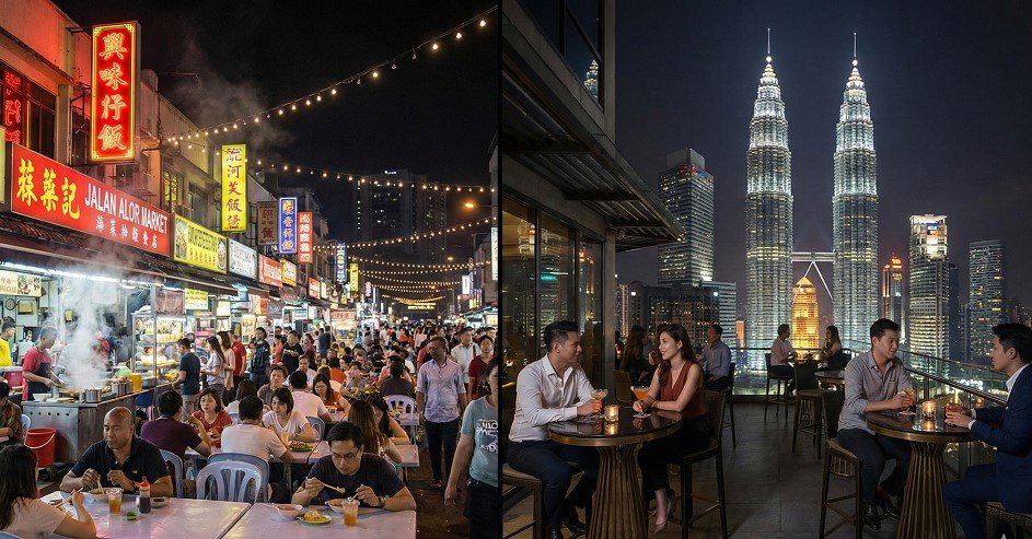 Nightlife in Malaysia From Rooftop Luxuries to Late-Night Hawker Stalls