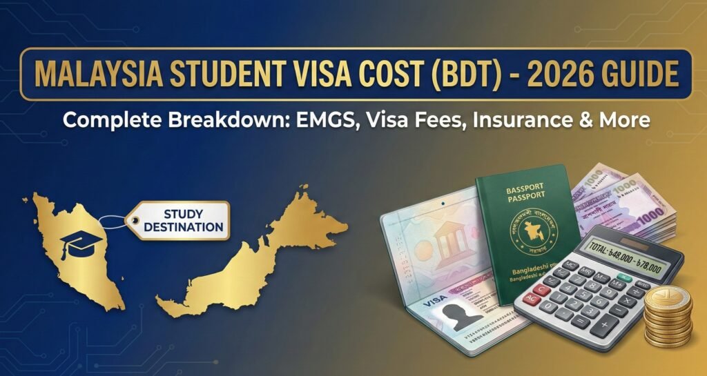 Cost of Malaysia Student Visa from Bangladesh