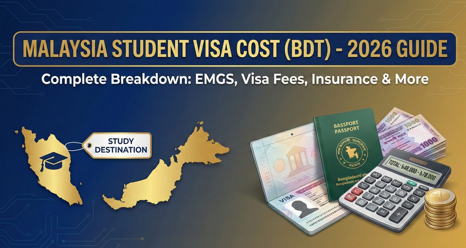 Cost of Malaysia Student Visa from Bangladesh