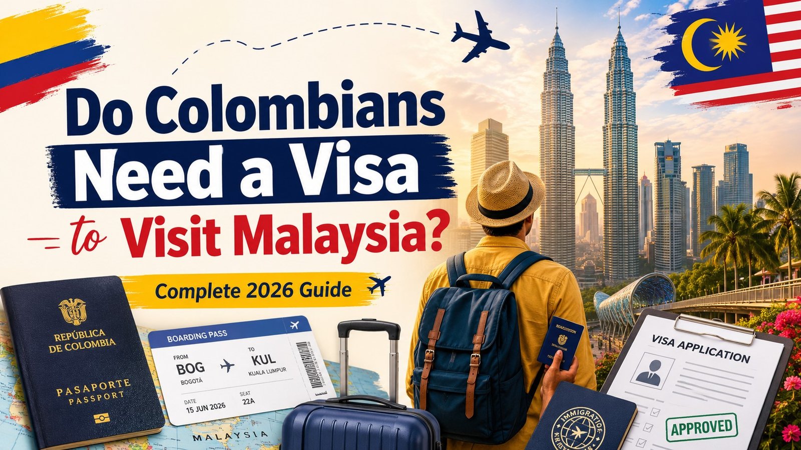 Do Colombians need a visa for Malaysia
