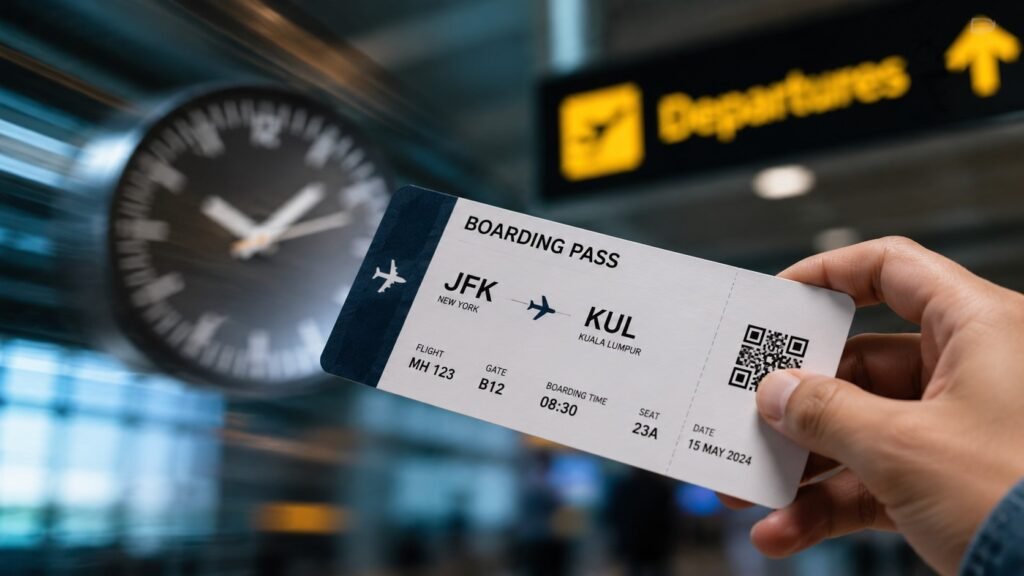 Ready for departure at JFK