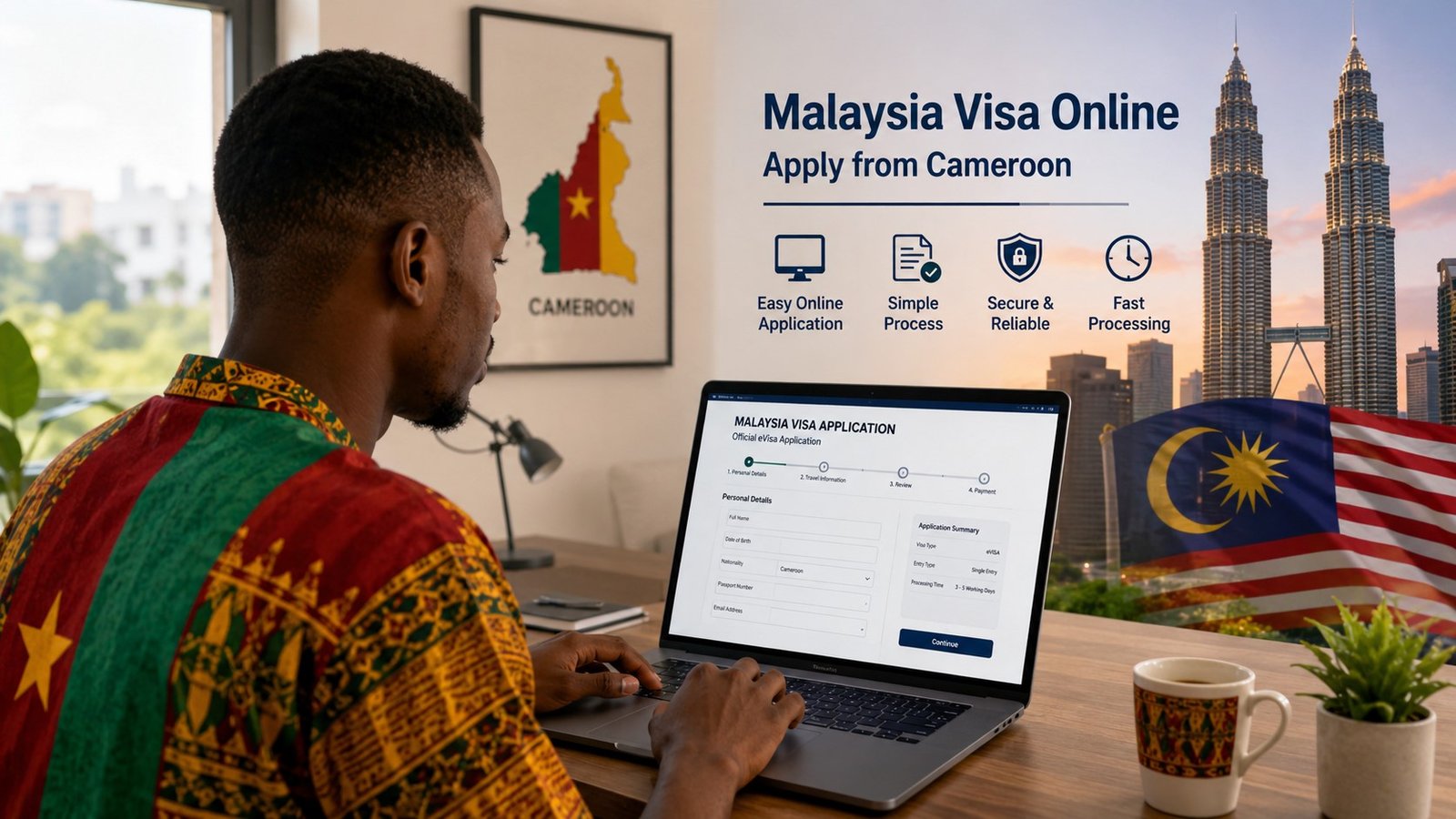 Visa application from Cameroon to Malaysia